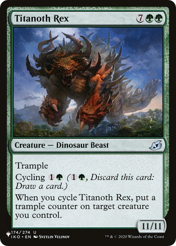 Image for Titanoth Rex (174) [The List Reprints]