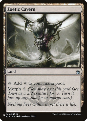 Image for Zoetic Cavern (249) [The List Reprints]