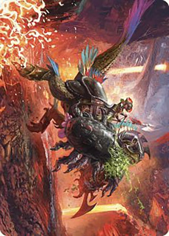Image for Triumphant Chomp Art Card (21) [Art Series: The Lost Caverns of Ixalan]