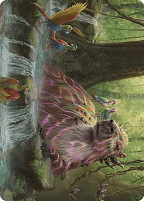 Basking Capybara Art Card (22) [Art Series: The Lost Caverns of Ixalan]