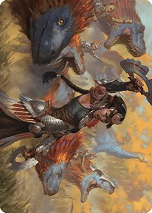 Image for Huatli, Poet of Unity Art Card (27) [Art Series: The Lost Caverns of Ixalan]