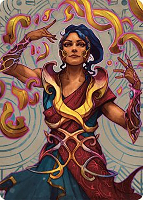 Image for Saheeli, the Sun's Brilliance Art Card (52) [Art Series: The Lost Caverns of Ixalan]