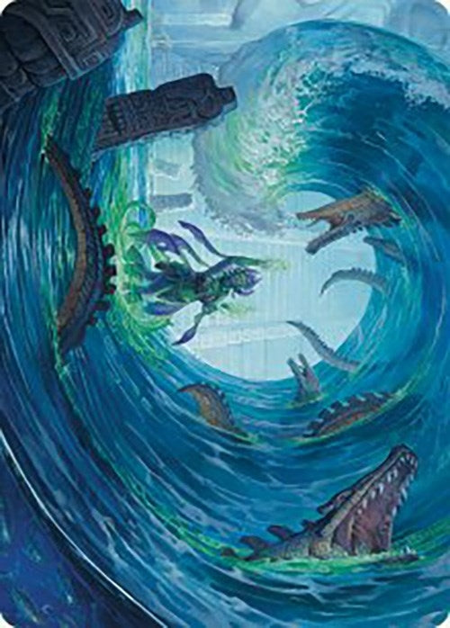 Image for Wave Goodbye Art Card (76) [Art Series: The Lost Caverns of Ixalan]