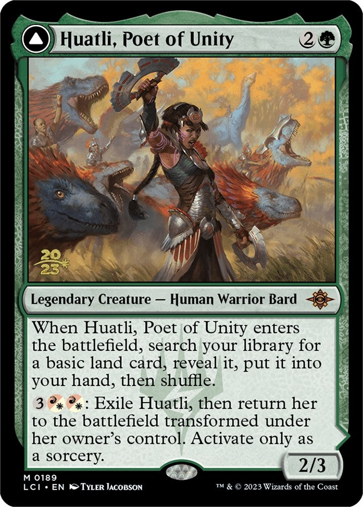 Image for Huatli, Poet of Unity (189) [Prerelease Cards]