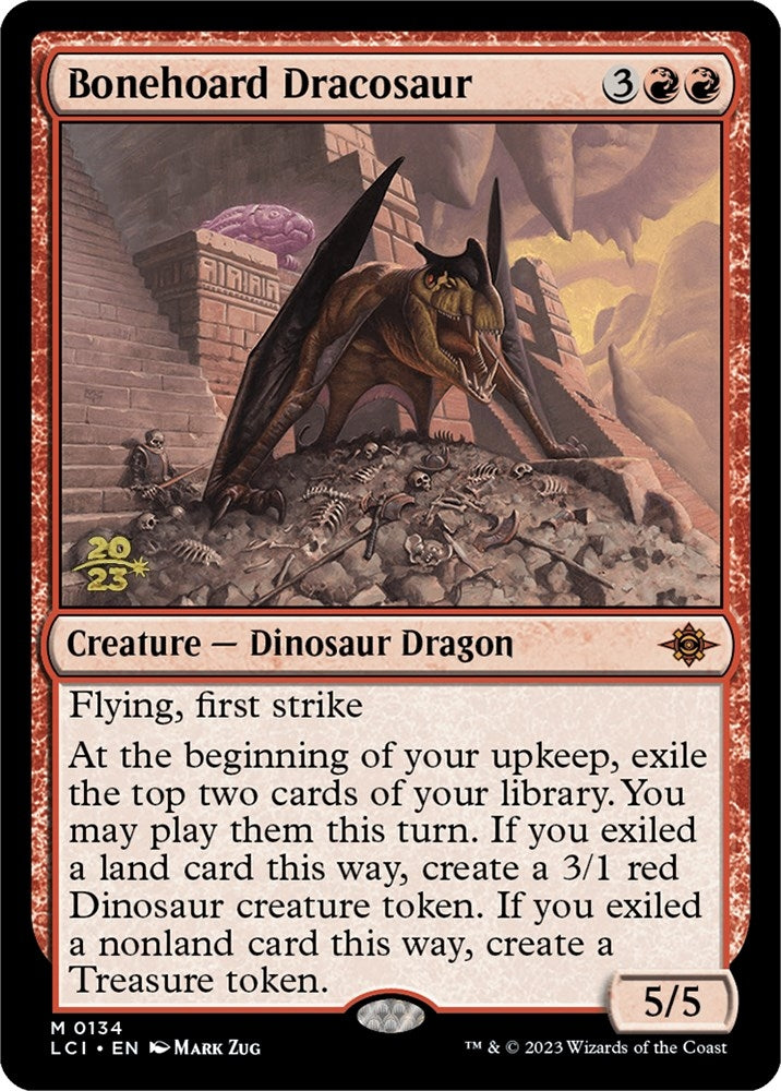 Image for Bonehoard Dracosaur (134) [Prerelease Cards]