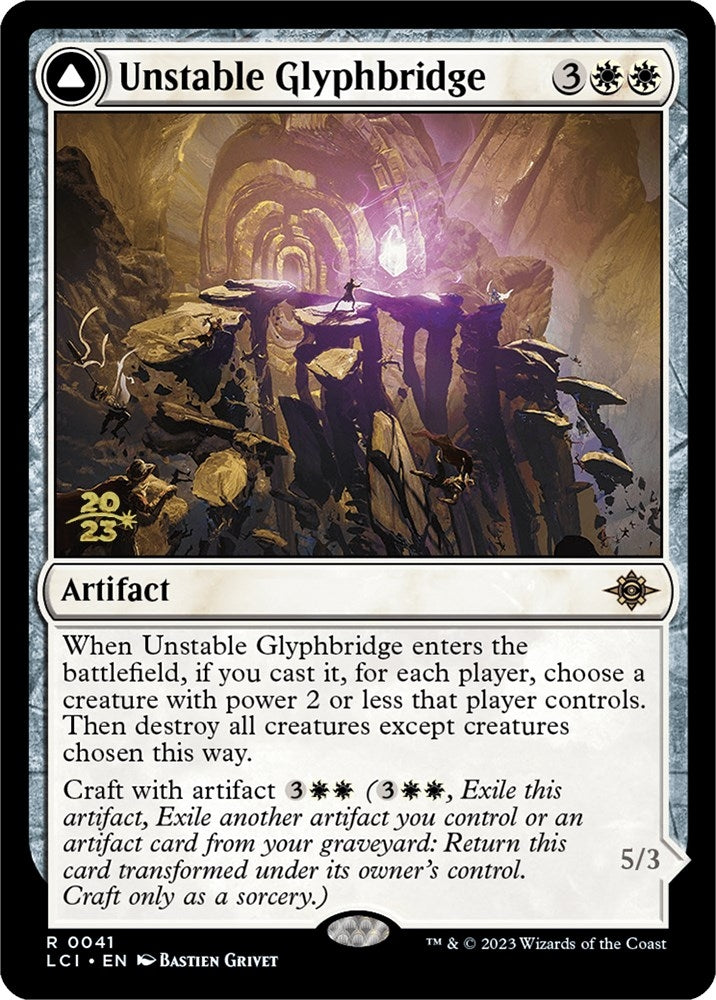 Image for Unstable Glyphbridge (41) [Prerelease Cards]