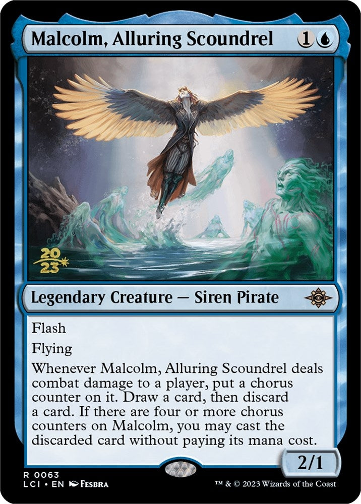 Image for Malcolm, Alluring Scoundrel (63) [Prerelease Cards]