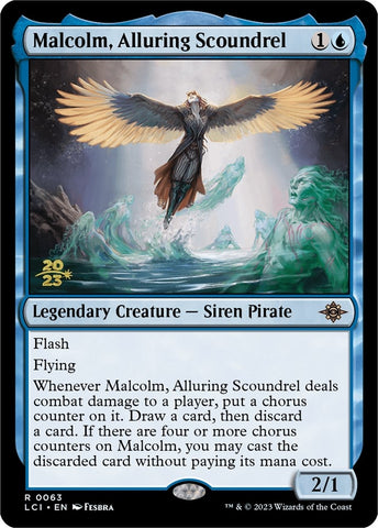 Image for Malcolm, Alluring Scoundrel (63) [Prerelease Cards]