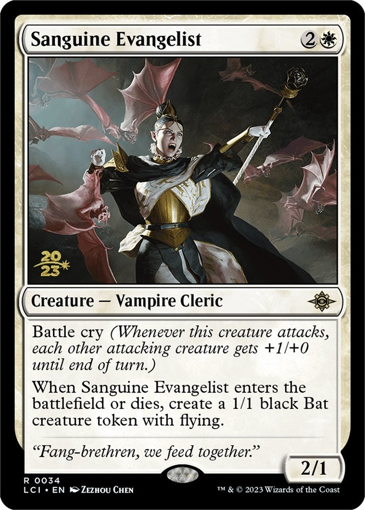 Image for Sanguine Evangelist (34) [Prerelease Cards]