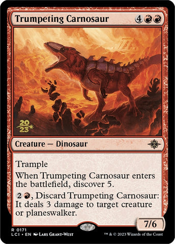 Image for Trumpeting Carnosaur (171) [Prerelease Cards]