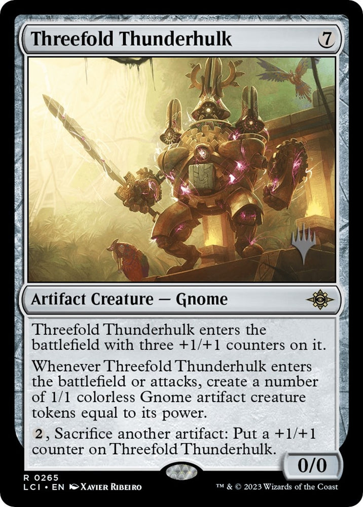 Image for Threefold Thunderhulk (265) [Promo Pack: The Lost Caverns of Ixalan]