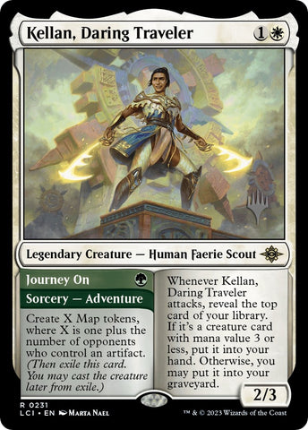 Image for Kellan, Daring Traveler (231) [Promo Pack: The Lost Caverns of Ixalan]