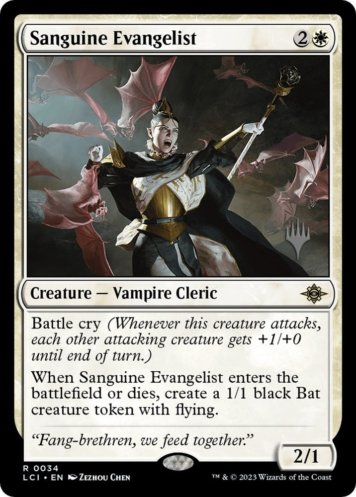 Image for Sanguine Evangelist (34) [Promo Pack: The Lost Caverns of Ixalan]