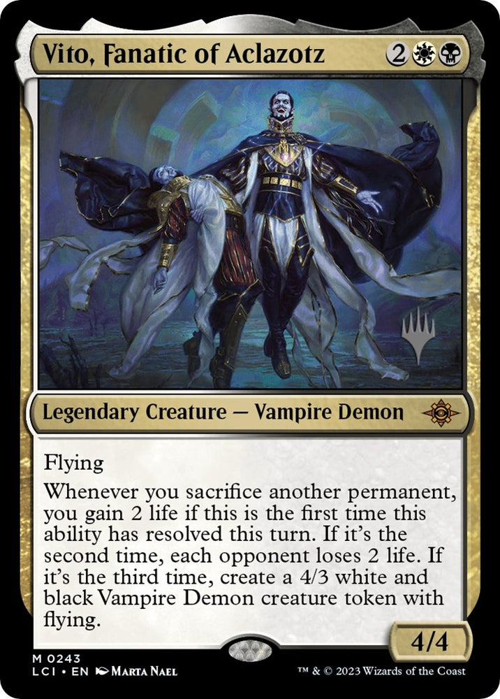 Image for Vito, Fanatic of Aclazotz (243) [Promo Pack: The Lost Caverns of Ixalan]
