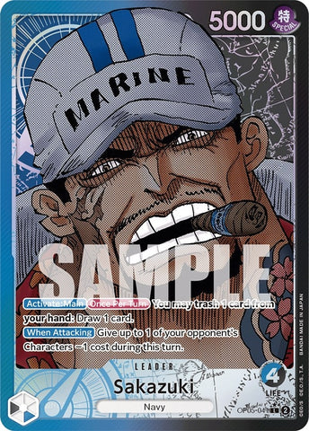 Image for Sakazuki (Alternate Art) (OP05-041) (OP05) - One Piece Card Game