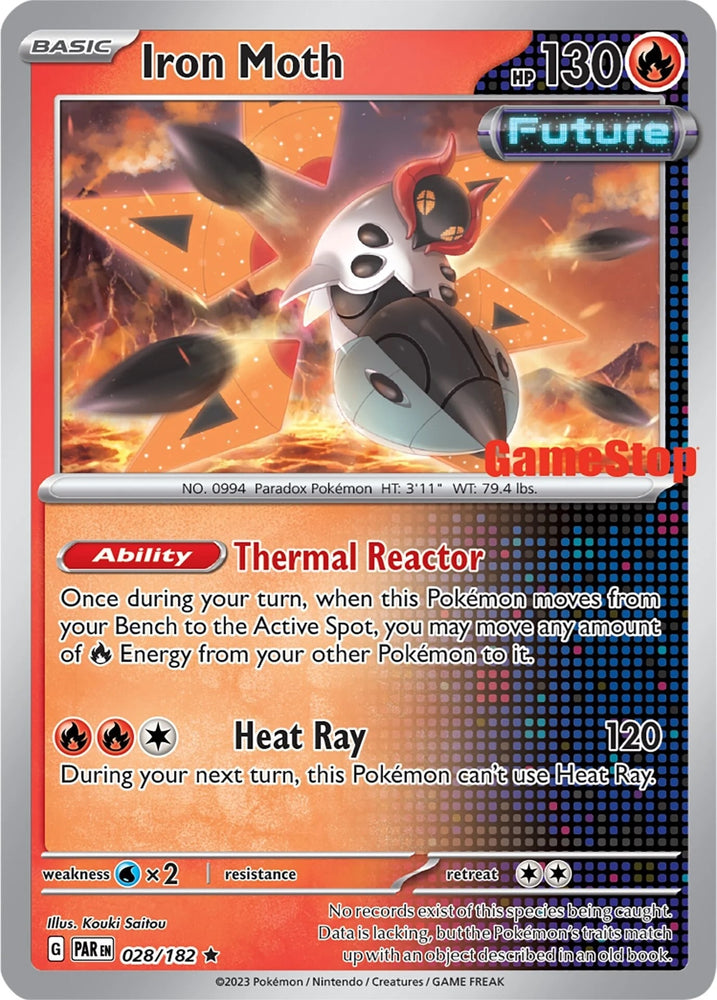 Iron Moth - 028/182 (Gamestop Promo) (028/182) (Miscellaneous Cards & Products)