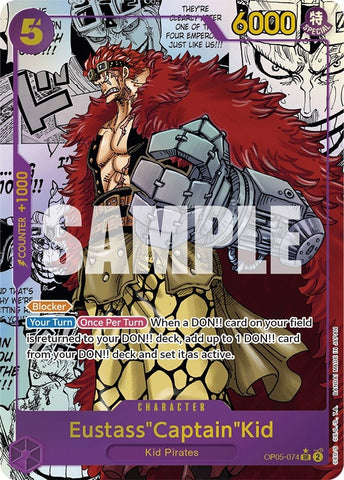 Eustass"Captain"Kid (Alternate Art) (Manga) (OP05-074) (OP05)