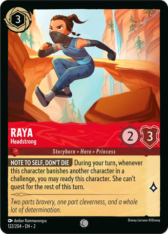 Image for Raya - Headstrong (122/204) - Disney Lorcana