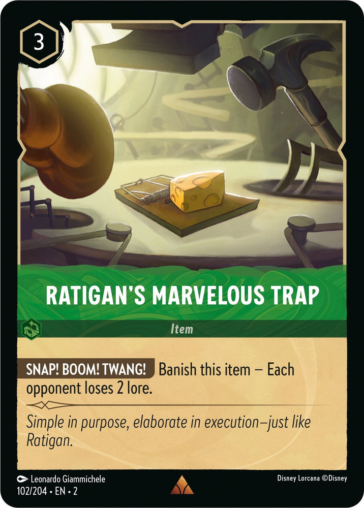 Image for Ratigan's Marvelous Trap (102/204) - Disney Lorcana