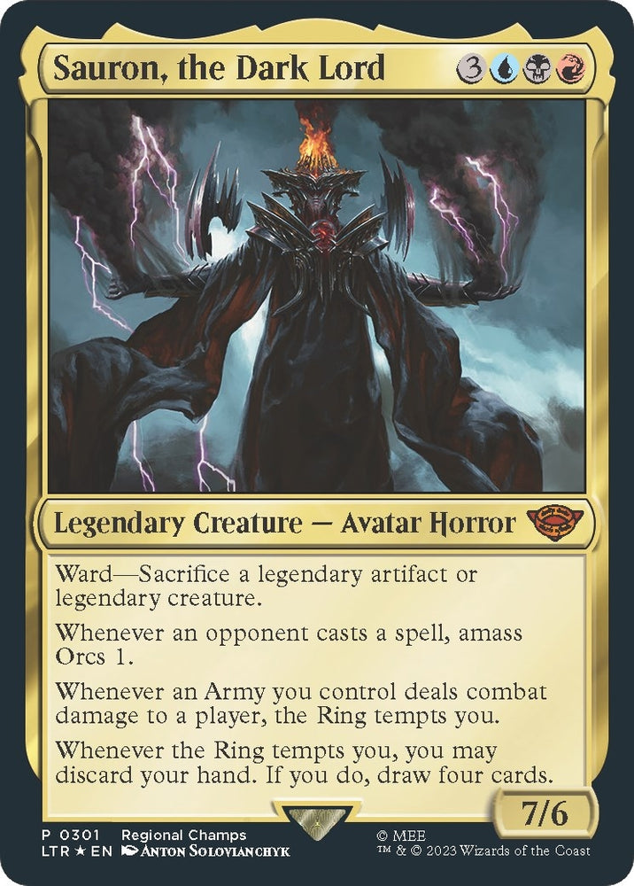 Image for Sauron, the Dark Lord (301) [Pro Tour Promos]