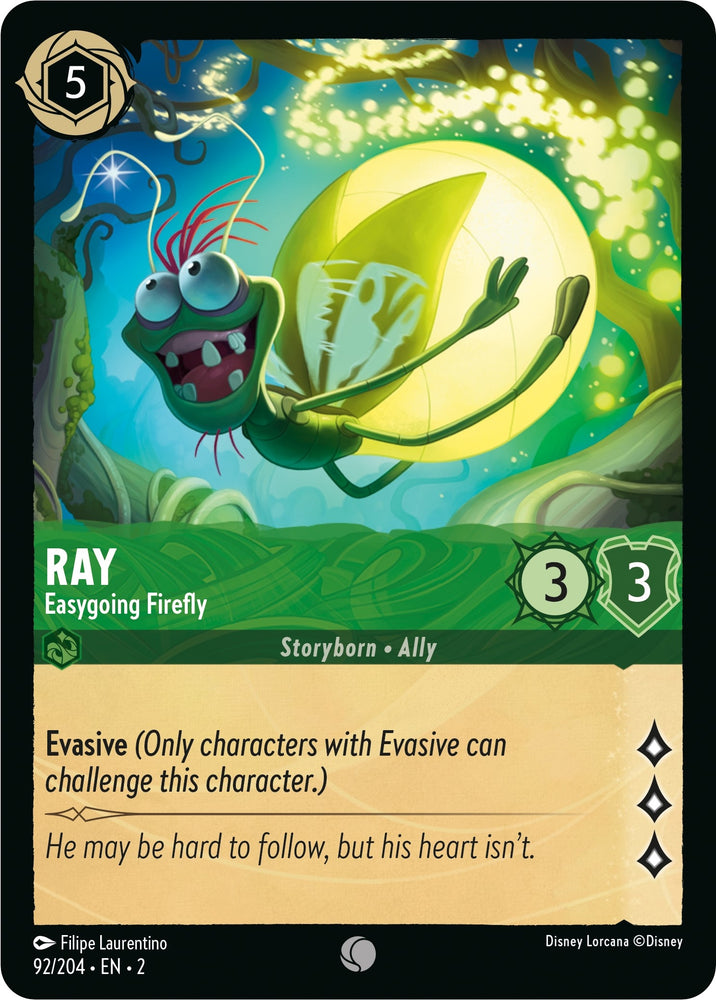 Image for Ray - Easygoing Firefly (92/204) - Disney Lorcana