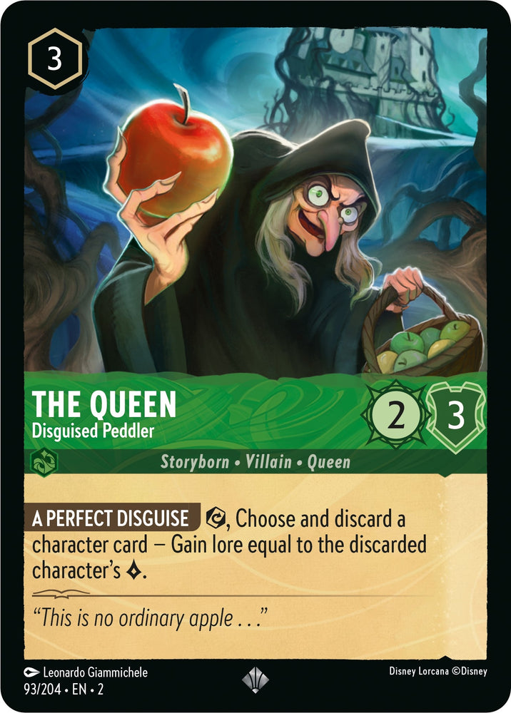 Image for The Queen - Disguised Peddler (93/204) - Disney Lorcana