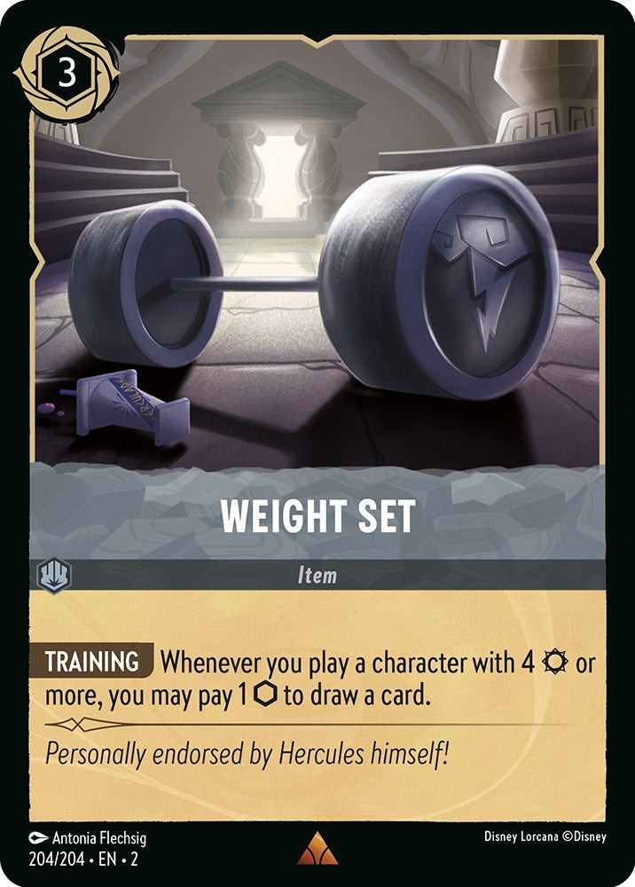 Image for Weight Set (204/204) - Disney Lorcana