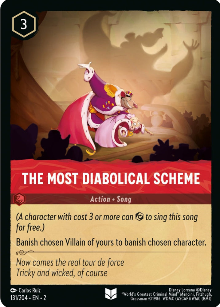 Image for The Most Diabolical Scheme (131/204) - Disney Lorcana