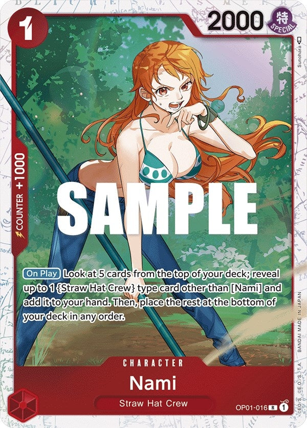 Nami - OP01-016 (Ultra Deck: The Three Captains) (OP01-016) (One Piece Promotion Cards)