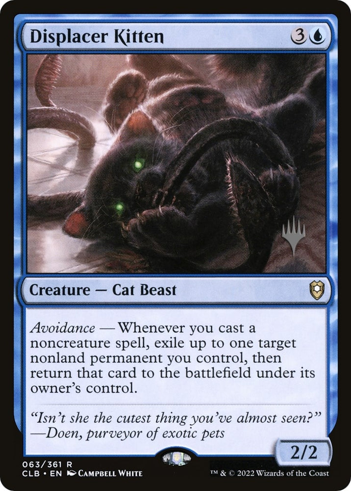 Image for Displacer Kitten (63) [Promo Pack: The Lost Caverns of Ixalan]