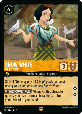 Image for Snow White - Well Wisher (25/204) - Disney Lorcana