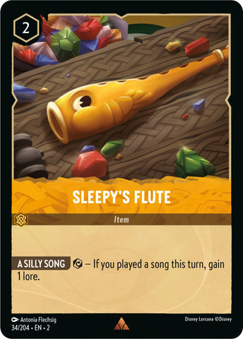 Image for Sleepy's Flute (34/204) - Disney Lorcana