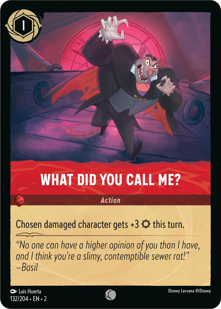 Image for What Did You Call Me? (132/204) - Disney Lorcana