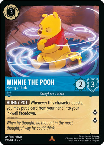 Image for Winnie the Pooh - Having a Think (161/204) - Disney Lorcana
