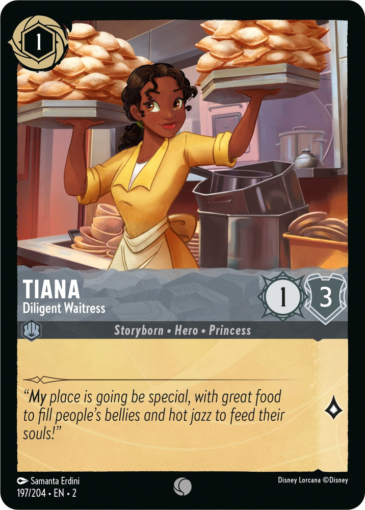Image for Tiana - Diligent Waitress (197/204) - Disney Lorcana