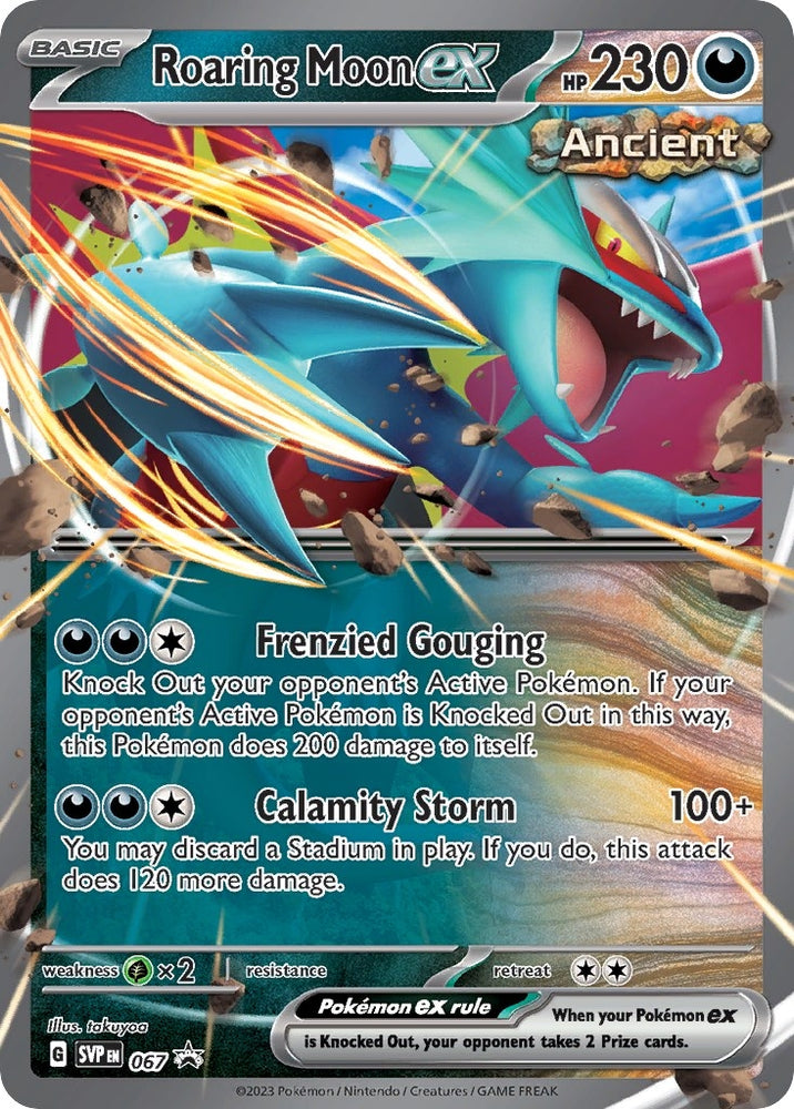 Image for Roaring Moon ex - 067 (067) [SV: Scarlet & Violet Promo Cards]