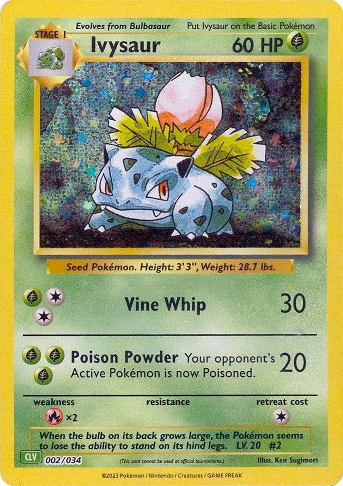 Image for Ivysaur (002/034) [Trading Card Game Classic]