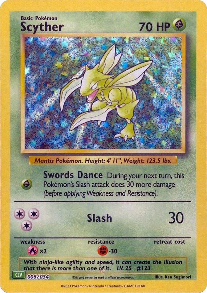 Image for Scyther (006/034) [Trading Card Game Classic]