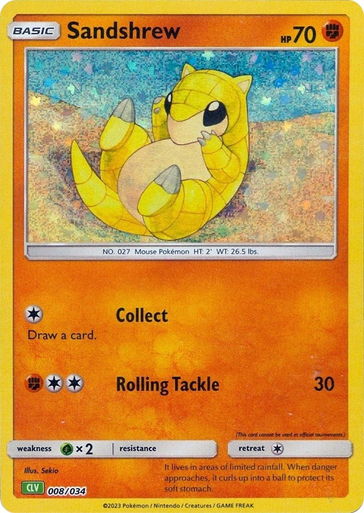 Image for Sandshrew (008/034) [Trading Card Game Classic]
