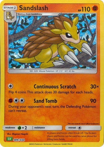 Image for Sandslash (009/034) - Pokemon