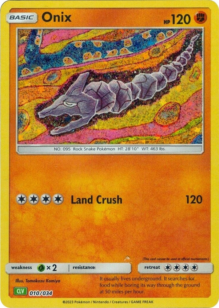Image for Onix (010/034) [Trading Card Game Classic]