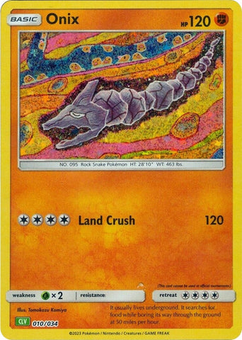 Image for Onix (010/034) [Trading Card Game Classic]