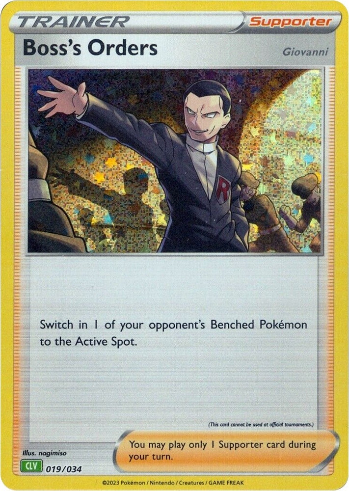 Image for Boss's Orders (CLV) (019/034) [Trading Card Game Classic]
