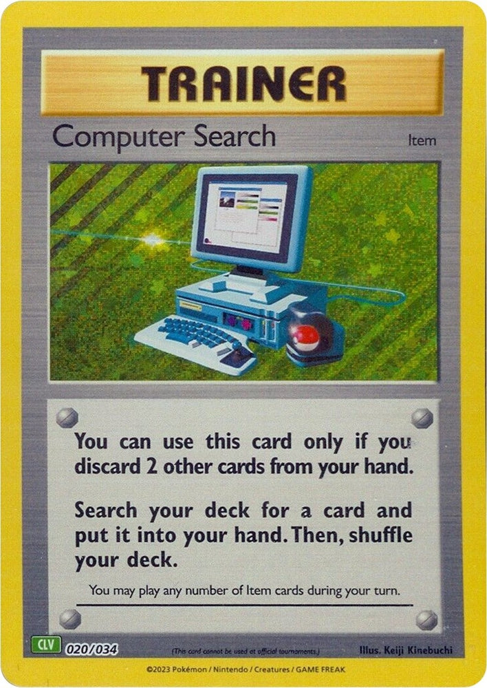 Image for Computer Search (CLV) (020/034) [Trading Card Game Classic]