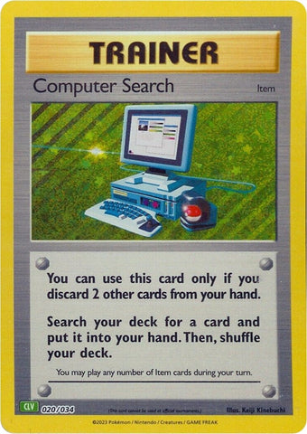 Image for Computer Search (CLV) (020/034) [Trading Card Game Classic]