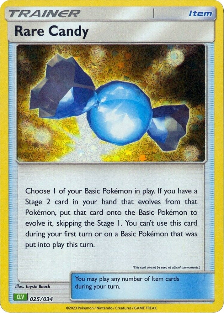 Image for Rare Candy (CLV) (025/034) [Trading Card Game Classic]