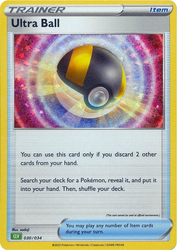 Image for Ultra Ball (CLV) (030/034) [Trading Card Game Classic]