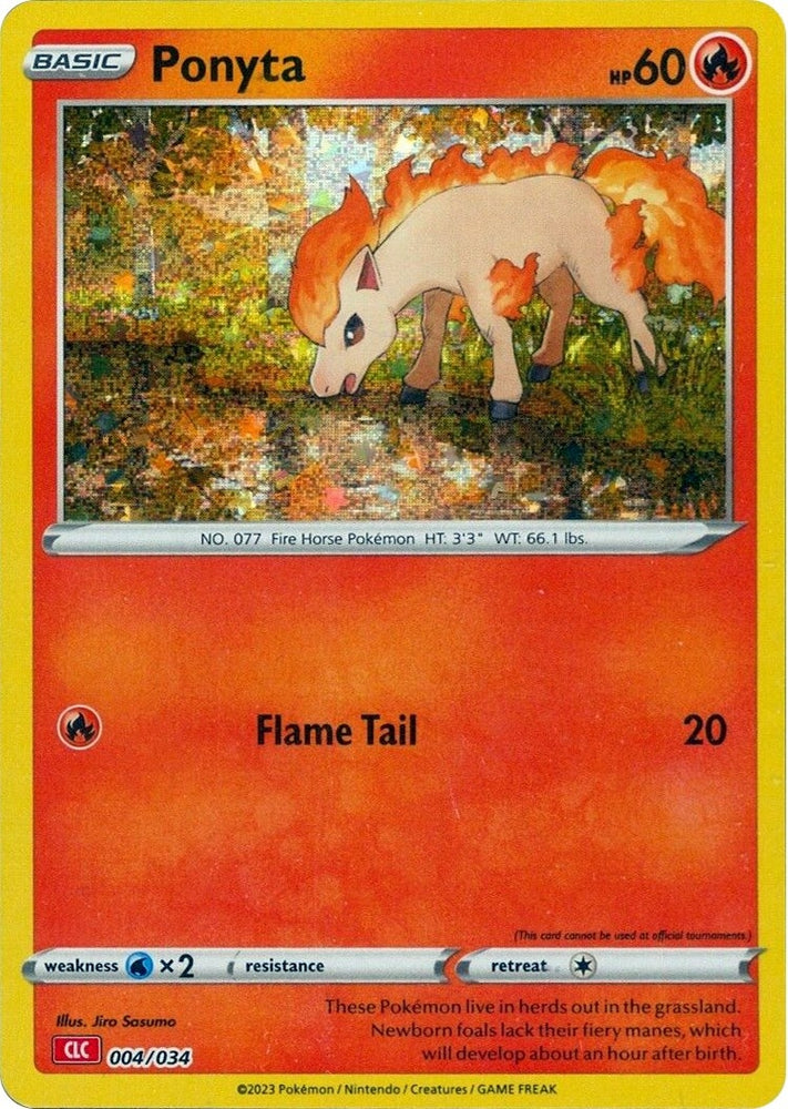 Image for Ponyta (004/034) [Trading Card Game Classic]
