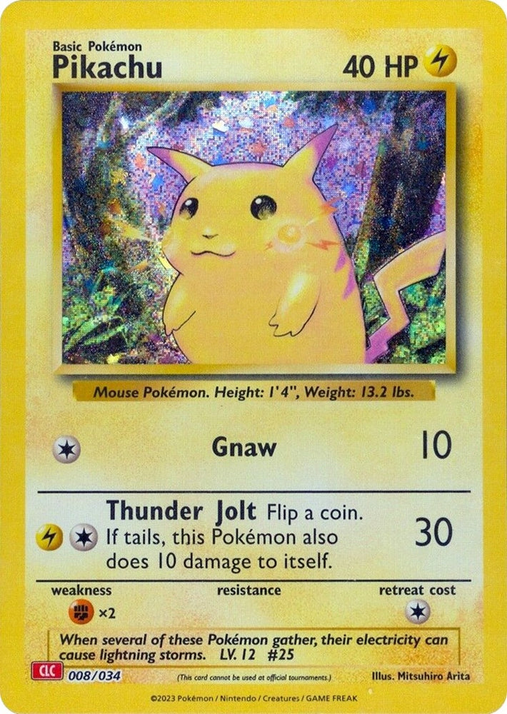 Image for Pikachu (008/034) [Trading Card Game Classic]