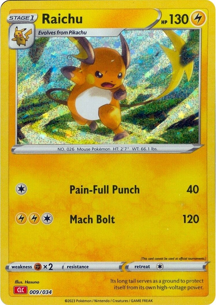 Image for Raichu (009/034) [Trading Card Game Classic]